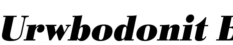 URWBodoni T Bold Oblique Font Download Free