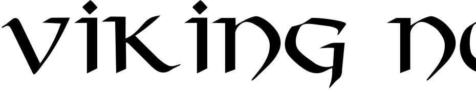 Viking Normal Font Download Free