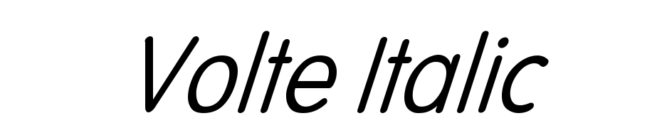 Volte Italic Font Download Free