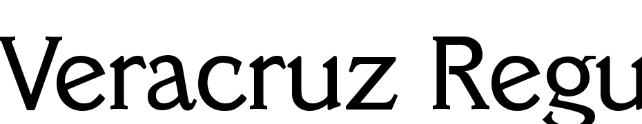 Veracruz Regular Font Download Free