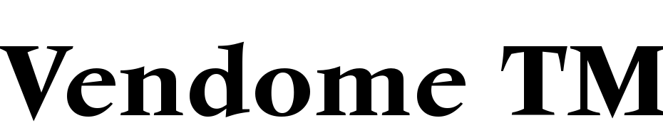 Vendome TMed Font Download Free