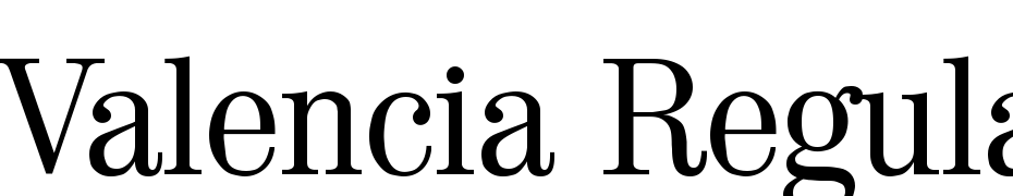 Valencia Regular Font Download Free