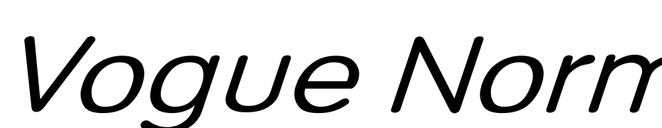 Vogue Normal Wd Italic Font Download Free