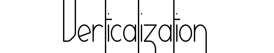 Verticalization Font Download Free