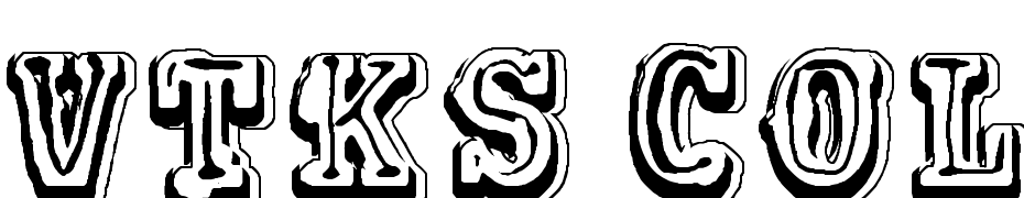 VTKS COLAGEM Font Download Free