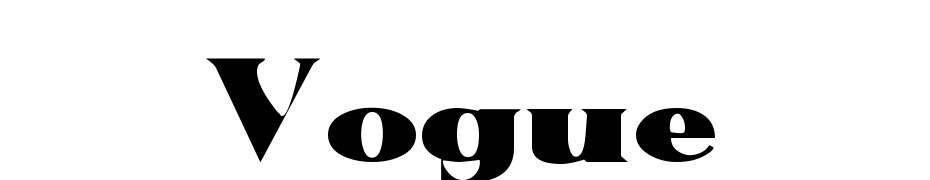 Vogue Font Download Free