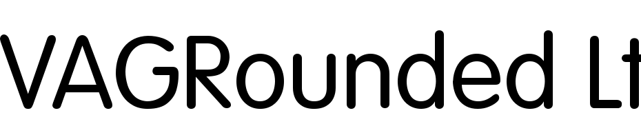 VAGRounded Lt Normal Font Download Free