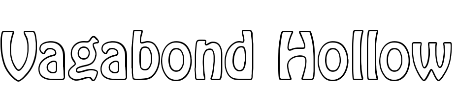 Vagabond Hollow Font Download Free