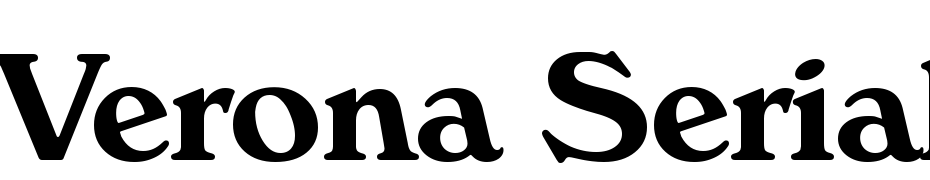 Verona Serial Bold DB Font Download Free