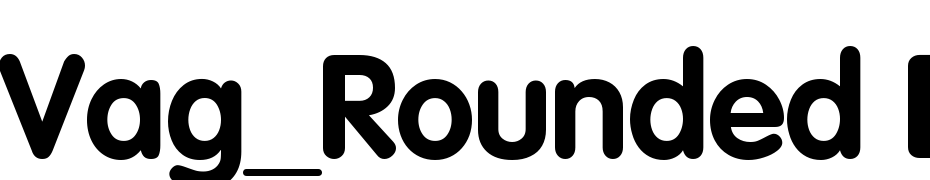 Vag_Rounded Bold Yazı tipi ücretsiz indir