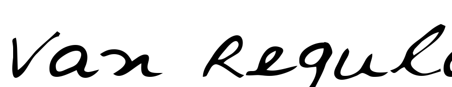 Van Regular Font Download Free