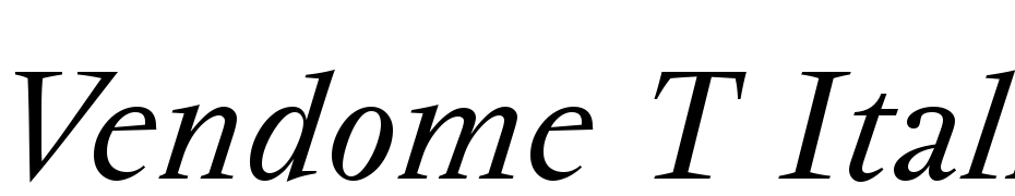 Vendome T Italic Schrift Herunterladen Kostenlos