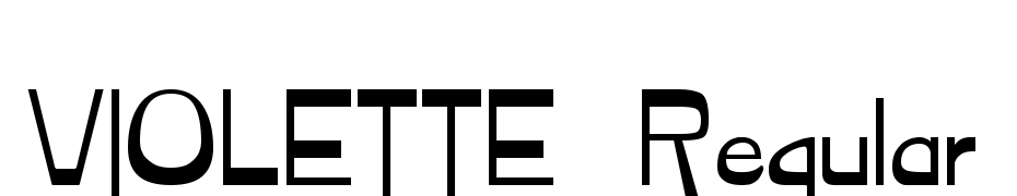VIOLETTE Regular Font Download Free