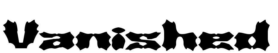 Vanished BRK Font Download Free