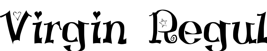 Virgin Regular Font Download Free