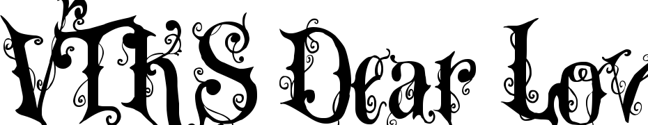 VTKS Dear Love Font Download Free