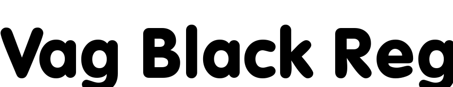 Vag Black Regular Font Download Free