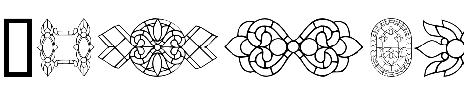 Victorian Window Font Download Free