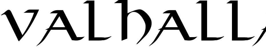 Valhalla Normal Font Download Free
