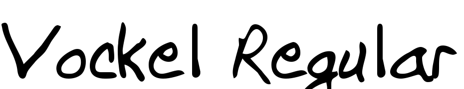 Vockel Regular Font Download Free