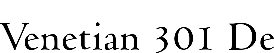 Venetian 301 Demi BT Font Download Free