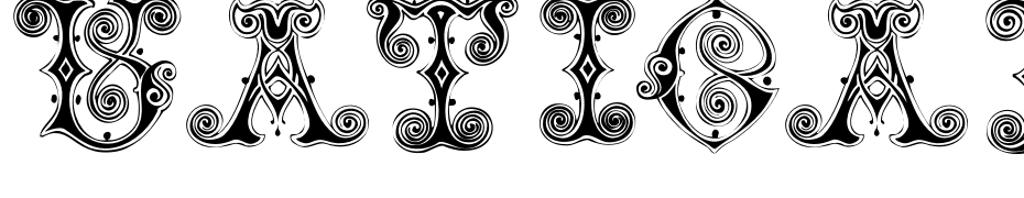 Vaticanian Initials Font Download Free