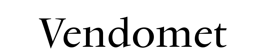 Vendome T Font Download Free