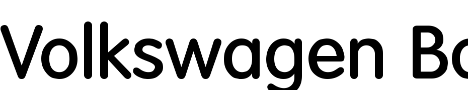 Volkswagen Bold Yazı tipi ücretsiz indir
