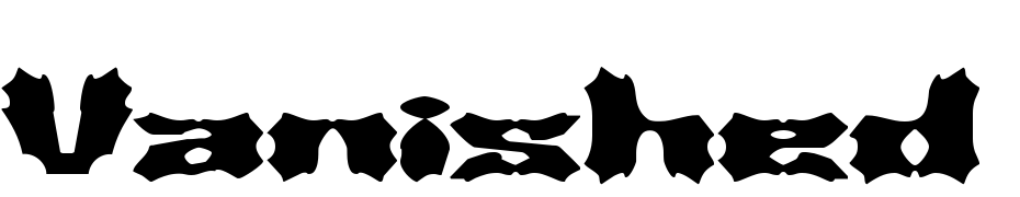 Vanished (BRK) Font Download Free