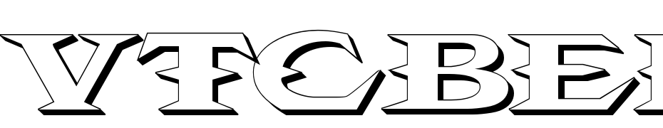 VTCBelials Blade3d Font Download Free