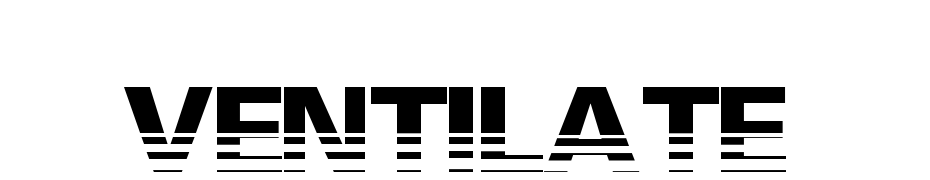 Ventilate Font Download Free