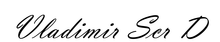 Vladimir Scr D Font Download Free