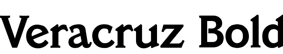 Veracruz Bold Font Download Free