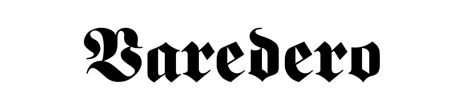 Varederoktur Normal Font Download Free