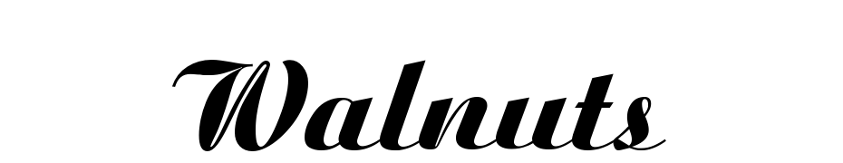 Walnuts Font Download Free