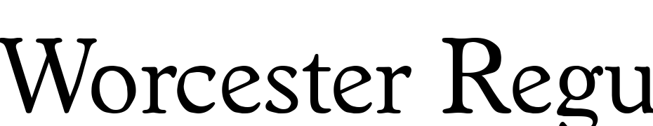 Worcester Regular Font Download Free