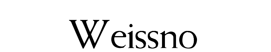 Weiss Normal Font Download Free