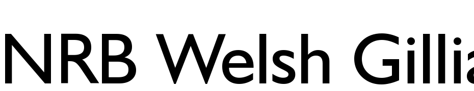 NRB Welsh Gillian Font Download Free