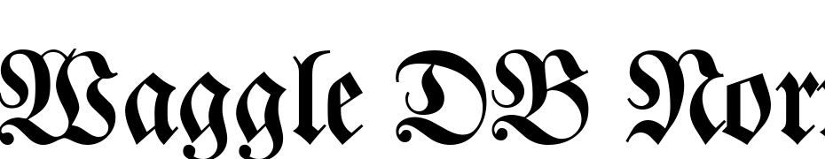 Waggle DB Normal Font Download Free