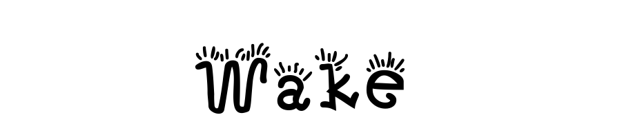 Wake & Bake Font Download Free