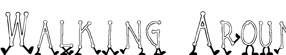 Walking Around Font Download Free