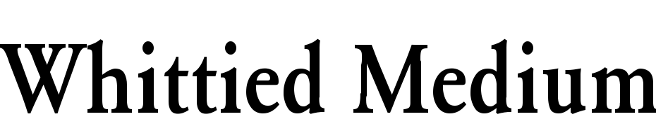 Whittied Medium C Font Download Free