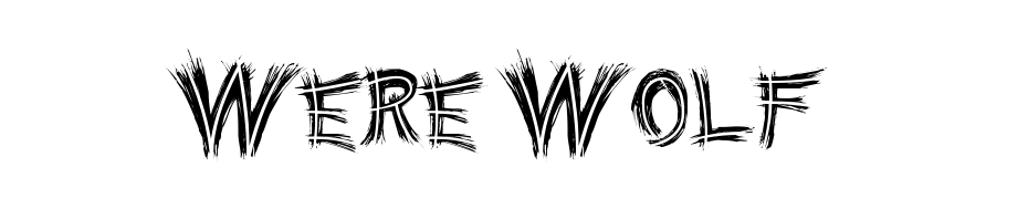 Were Wolf Font Download Free