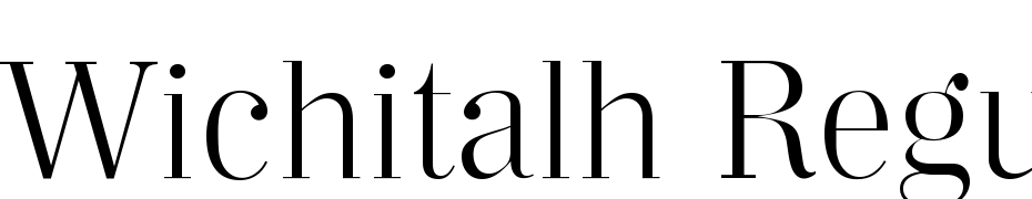 Wichita LH Regular Font Download Free