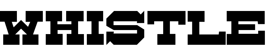 Whistle Stop JL Yazı tipi ücretsiz indir