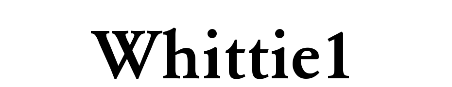 Whittied Medium Font Download Free