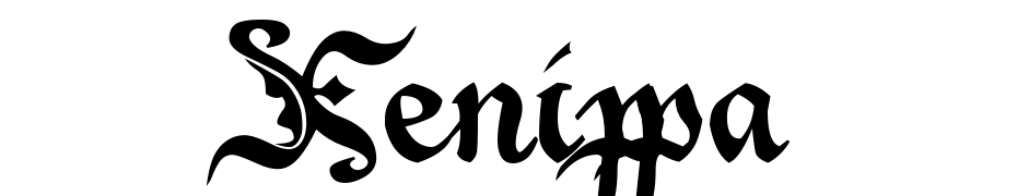 Xenippa cкачати шрифт безкоштовно