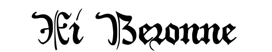 Xi Beronne Font Download Free