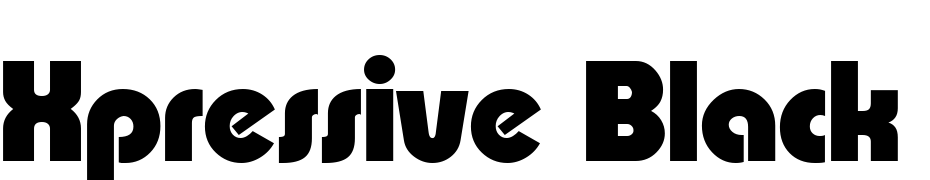 Xpressive Black Regular Font Download Free