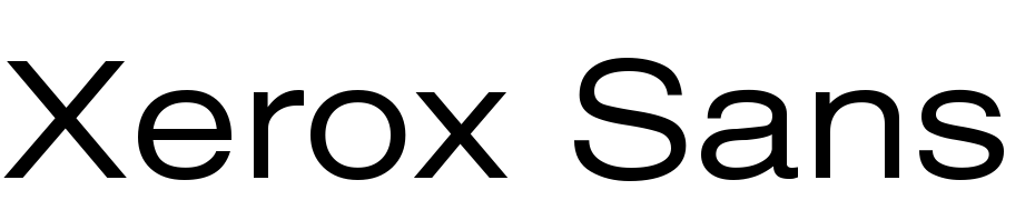 Xerox Sans Serif Wide Font Download Free